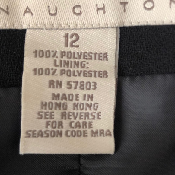 Norton McNaughton Black Blazer Sz12 - Picture 8 of 8